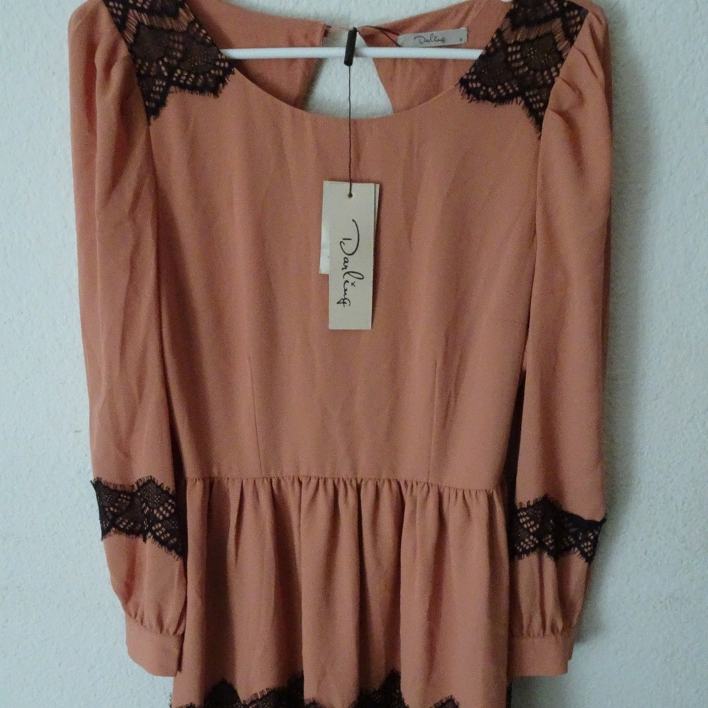 Peach Aurelia Dress